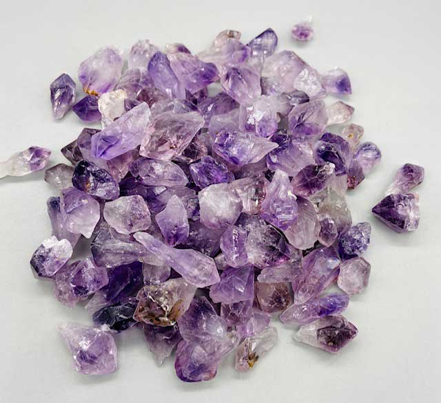 1 lb ~1" Amethyst Rough Points